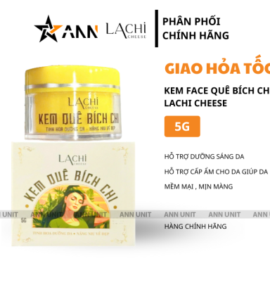 Kem Face Kem Quê Bích Chi Lachi Cheese Mini 5g - 8936206760450