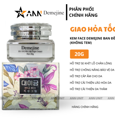 Kem Face Demejine Ban Đêm Không Tem 20g Công Nghệ Hàn Quốc - 4719855331011KHONGTEM