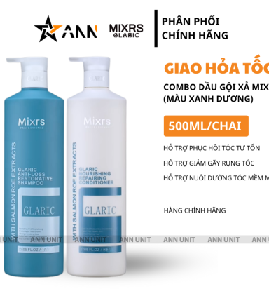 Combo Gội Xả Mixrs Màu Xanh Dương 500ml - MIXRSXANHDUONG