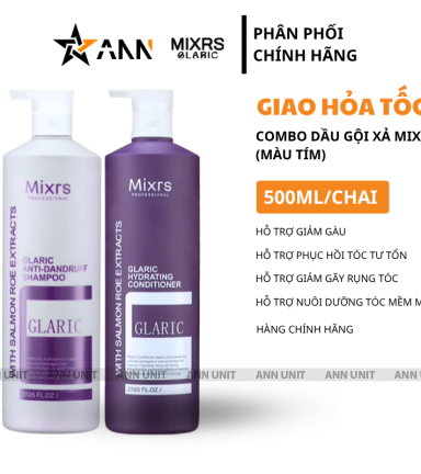 Combo Gội Xả Mixrs Màu Tím 500ml - MIXRSTIM