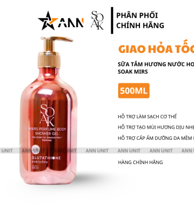 Sữa Tắm Hương Nước Hoa Soak Nirs 500ml - SUATAMSOAK