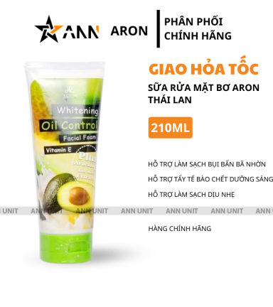 Sữa Rửa Mặt Bơ Thái Lan Aron 210ml - 8850722092027