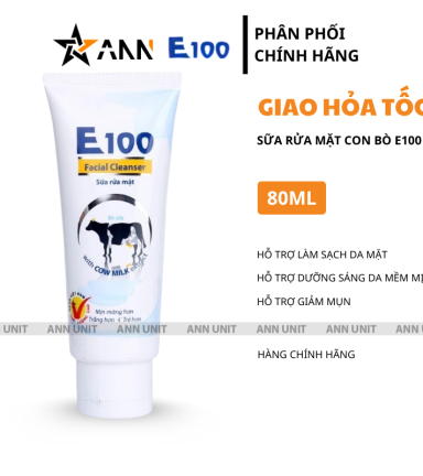 Sữa Rửa Mặt Con Bò E100 80ml - 8935125815227