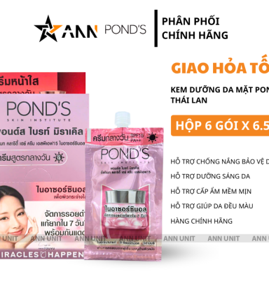 Kem Dưỡng Da Mặt Ponds Thái Lan Hộp 6 Gói x 6,5g - 8851932461375