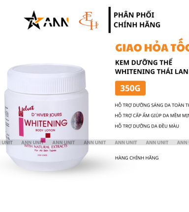 Kem Dưỡng Thể Whitening Thái Lan 350g - 8850722040141