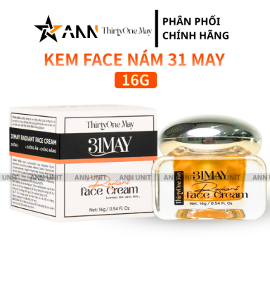 Kem Face Dưỡng Trắng Mờ Nám 31may Radiant - Kem Dưỡng Radiant Thirty One May 16g - 8938562528057