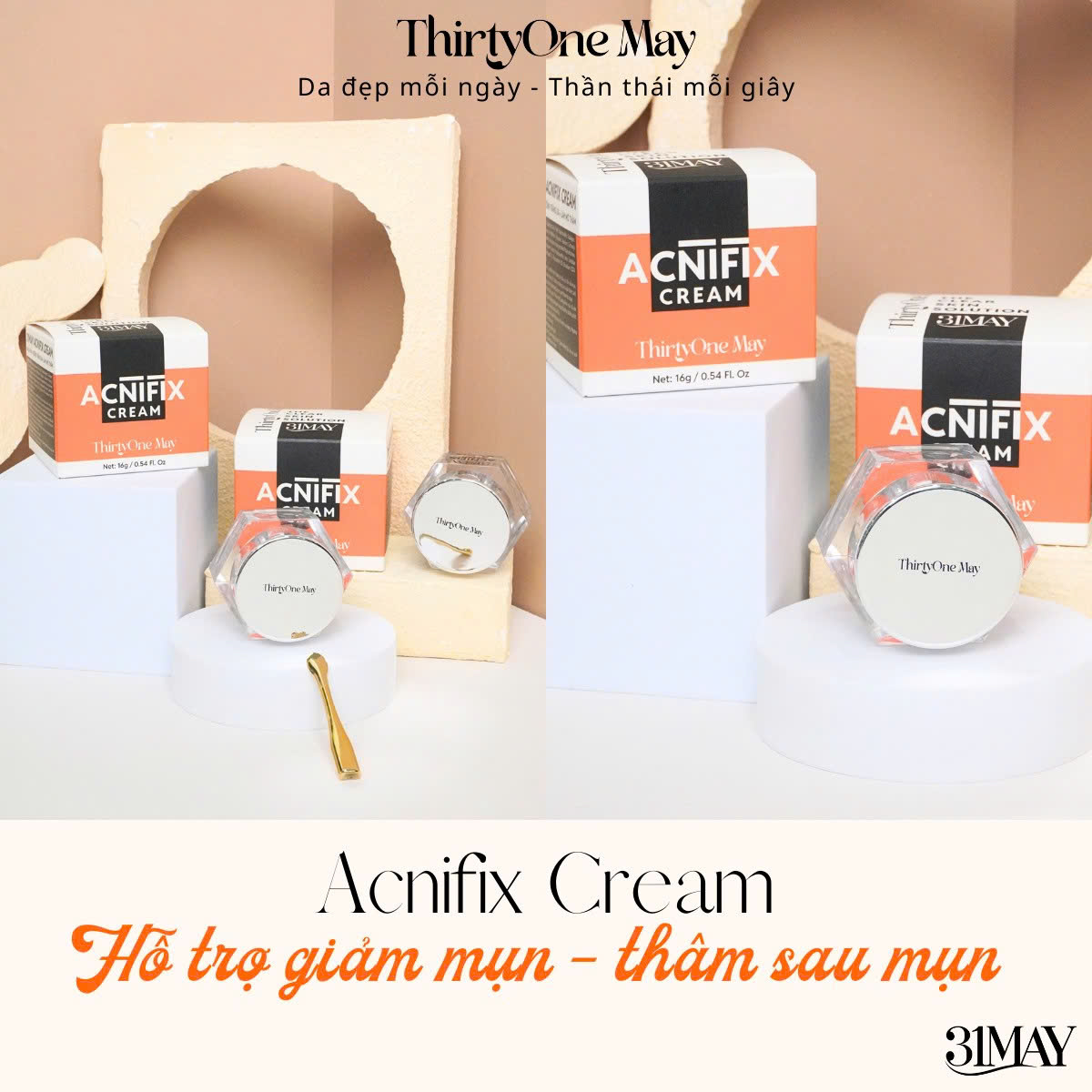 26546_z6908923760909-713e8504b775a68acba143c00a7cc6be_20250820225132-6.jpg Kem Mụn 31may Acnifix 16g – Face Thirty One May Acnifix Chính Hãng - 8938562528088
