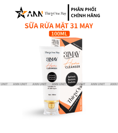Sữa Rửa Mặt 31may Hydra Cleanser 100ml - Sữa Rửa Mặt Thirty One May Chính Hãng - 8938562528101