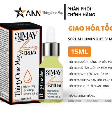 Seeum Dưỡng Sáng Da Đều Màu 31May Luminous 15ml - Tinh Chất Dưỡng Thirty One May - 8938562528054