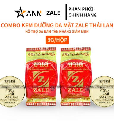Combo 2 Hộp Kem Dưỡng Da Mặt Zale Thái Lan 3g/Hộp - 8851356000266
