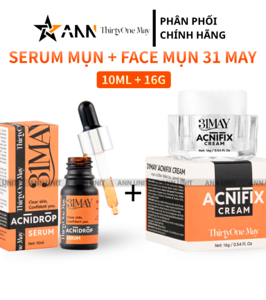 Combo Kem Mụn 31may Acnifix 15g & Serum Mụn 31may Acnidrop 10ml - Mỹ Phẩm Thirty One May - CBMUN31MAY