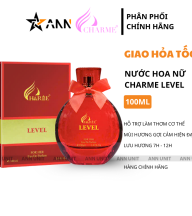 Nước Hoa Nữ Charme Level 100ml Phiên Bản Mới - Mùi Hương Gợi Cảm Hiện Đại - 8936194698896