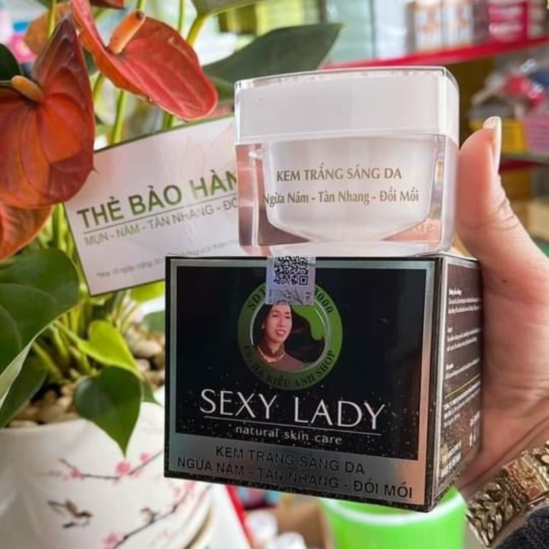 Kem Face Nám Hà Kiều Anh Sexy Lady Natural Skin Care 25g 6 Kem Face Nám Hà Kiều Anh Sexy Lady Natural Skin Care 25g