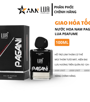 Nước Hoa Lua Nam Pagani 100ml - Hương Thơm Tươi Mát Hiện Đại - 8936095373274