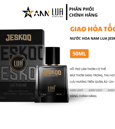 Nước Hoa Nam Lua Jeskoo 50ml - Hương Thơm Sang Trọng Thu Hút - 8936095373908