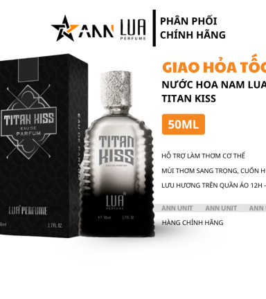 Nước Hoa Nam Titan Kiss 50ml - Hương Thơm Sang Trọng Cuốn Hút - 8936095373755