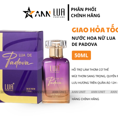 Nước Hoa Nữ Lua Padova 50ml - Hương Thơm Sang Trọng Hiện Đại - 8936095373816