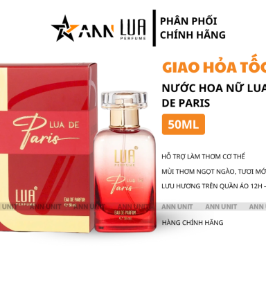 Nước Hoa Nữ Lua De Paris 50ml - Hương Thơm Quyến Rũ Ngọt Ngào - 8936095372871