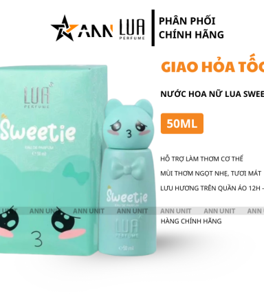 Nước Hoa Nữ Lua Sweetie 50ml - Hương Thơm Ngọt Nhẹ Tươi Mát - LUASWEETIE50ML