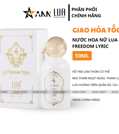 Nước Hoa Nữ Lua A Freedom Lyric 50ml - Hương Thơm Gợi Cảm Thanh Lịch - 8936095373168