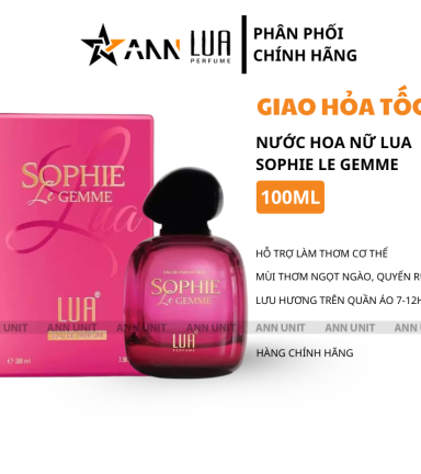 Nước Hoa Nữ Lua Sophie Le Gemme 100ml - Hương Thơm Ngọt Ngào Quyến Rũ - LUASOPHIELEGEMME100ML