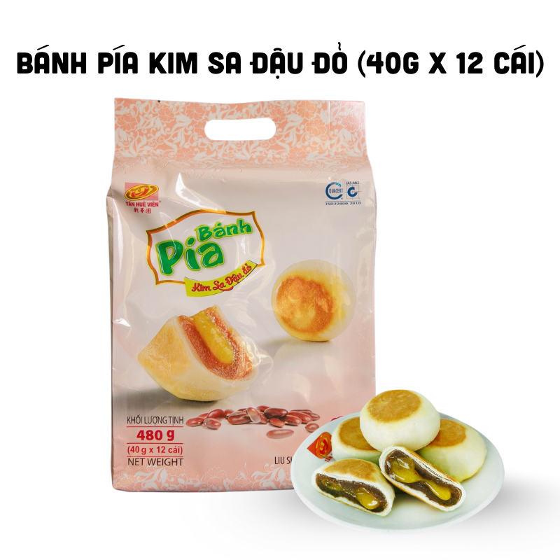 26626_28_20250828122000-3.png Bánh Pía Kim Sa Đậu Đỏ Tân Huê Viên Thơm Ngon 480g (40g x 12 cái) - 8936014311608