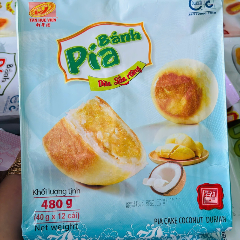 26637_97_20250828151048-3.png Bánh Pía Dừa Sầu Riêng Tân Huê Viên Thơm Ngon 480g (40g x 12 cái) - 8936014313282