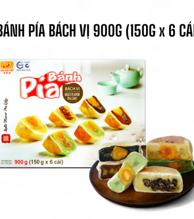 Bánh Pía Bách Vị Tân Huê Viên 900g (150g x 6 cái) - BPBV
