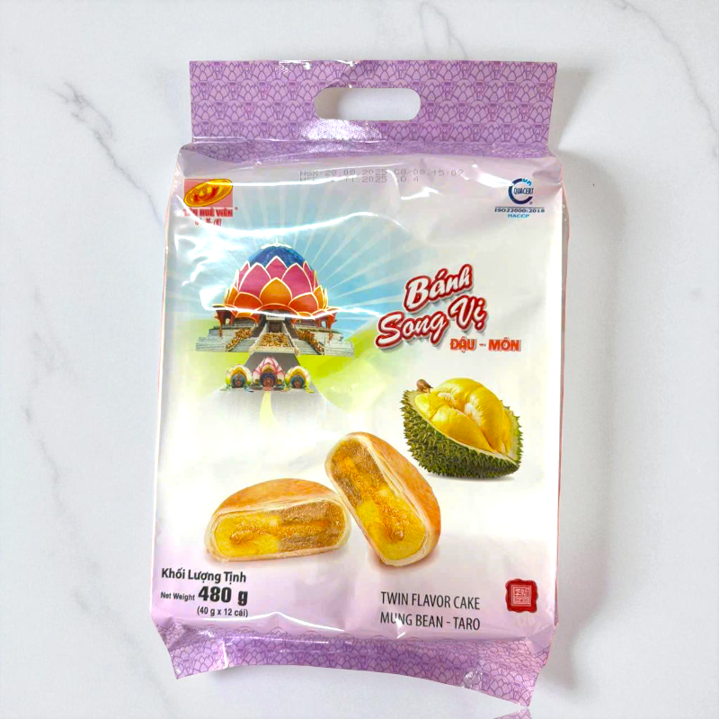 Chỗ sỉ bánh Pía Song Vị Đậu Môn Tân Huê Viên 480g (40g x 12 cái) 2 Chỗ sỉ bánh Pía Song Vị Đậu Môn Tân Huê Viên 480g (40g x 12 cái)