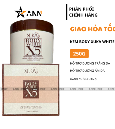 Kem Body Xuka Beauty White X5 250g - 8936228350288