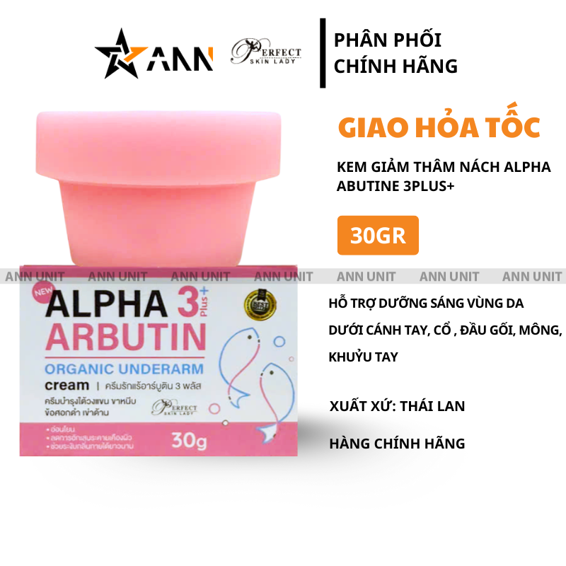 26654_1_20250924114308.png Kem Thâm Nách Alpha Arbutin 3plus Organic Underarm Cream 30g - 8857103840116
