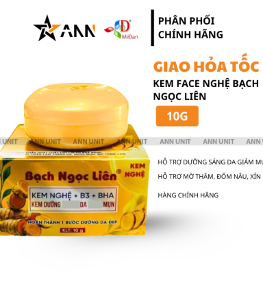 Kem Face Nghệ Bạch Ngọc Liên 10g - KFBNLN10G