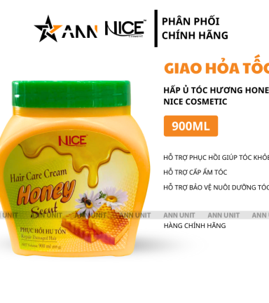 Kem Hấp Ủ Tóc Hương Mật Ong Honey 900ml - Hair Care Cream Honey Sceut Nice Cosmetic - 8936117350450