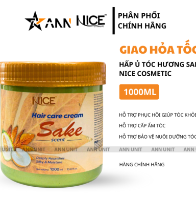 Kem Hấp Ủ Tóc Sake Nice Cosmetic 1000ml - Hấp Ủ Tóc Hương Sa Kê - 8936117350283