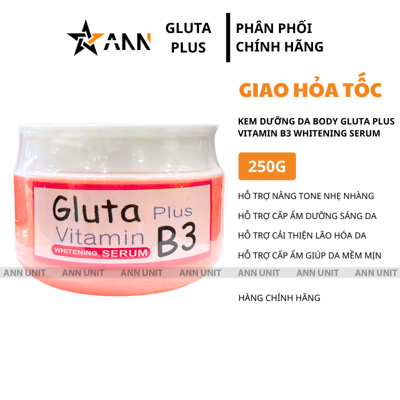26683_4_20250904122155-1.png Kem Dưỡng Da Body Gluta Plus Vitamin B3 Whitening Serum 250g - GLUTAHONG250G
