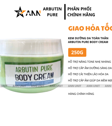 Kem Dưỡng Da Toàn Thân Arbutin Pure Body Cream 250g - GLUTAXANH250G