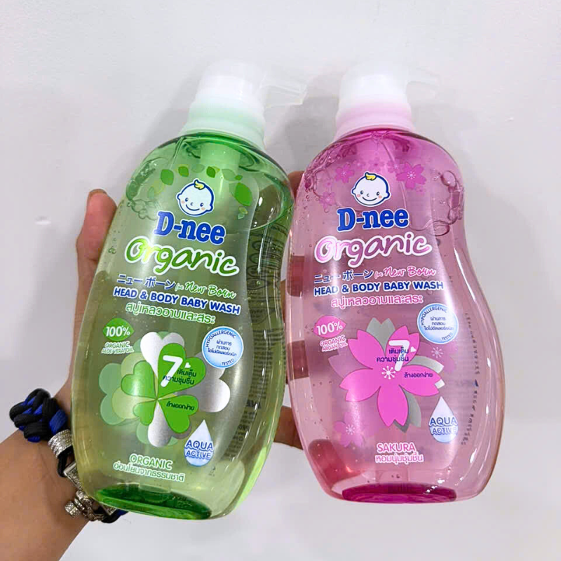 26700_14_20250905111241-2.png Sữa Tắm Gội Toàn Thân Cho Bé Sơ Sinh Dnee Organic Màu Xanh Lá 380ml - 8851989061849