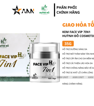 Kem Face Vip 7IN1 Huỳnh Đỗ Cosmetics 35g - 8938564425026