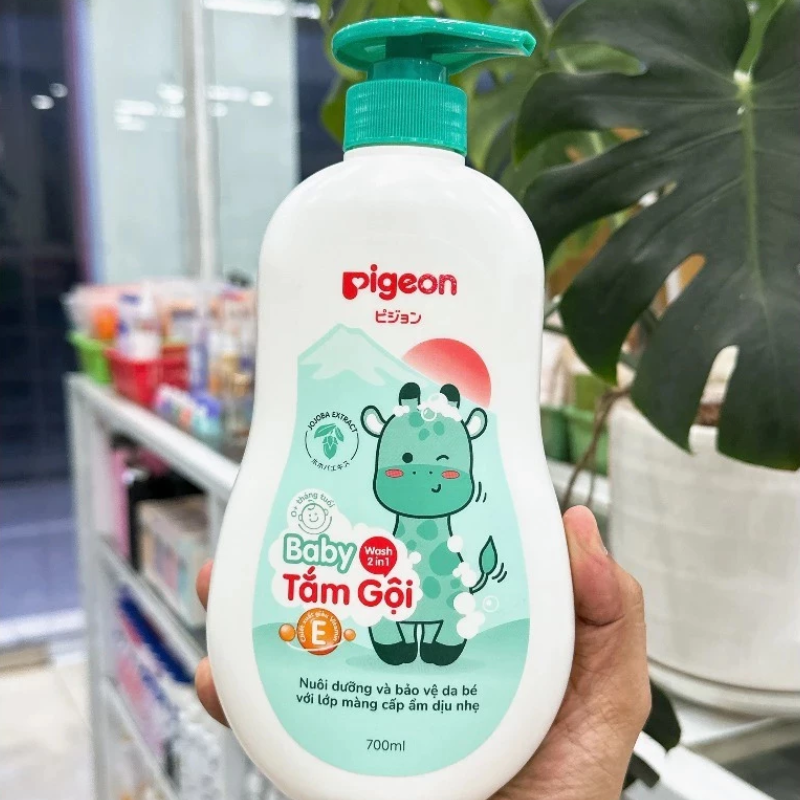 Nguồn hàng sỉ sữa Tắm Gội Toàn Thân Cho Bé Hương Jojoba Pigeon 700ml 11 Nguồn hàng sỉ sữa Tắm Gội Toàn Thân Cho Bé Hương Jojoba Pigeon 700ml
