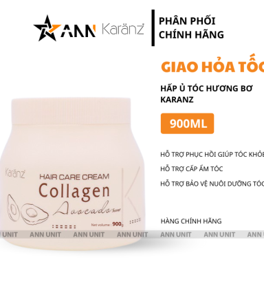 Kem Hấp Ủ Tóc Hương Bơ Karanz 9000ml - Hấp Ủ Tóc Karanz - BOKARANZ9000ML