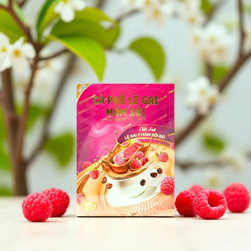 26731_15_20250912120443-1.png Cà Phê Lê Gai Mâm Xôi Pearberry Coffee 24g (16g/15 gói) - 8938563422033