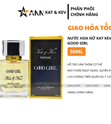 Nước Hoa Nữ Kat Kev Parfume Good Girl 50ml - Hương Thơm Ngọt Ngào Quyến Rũ - KKGG50ML