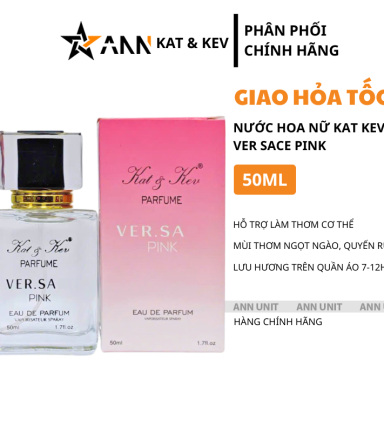 Nước Hoa Nữ Kat Kev Parfume Ver Sa Pink 50ml - Hương Thơm Ngọt Ngào Quyến Rũ - KKVSP50ML