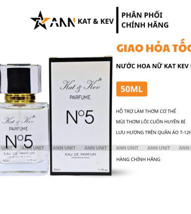 Nước Hoa Nữ Kat Kev Parfume N5 50ml - Hương Thơm Lôi Cuốn Huyền Bí - KKN550ML