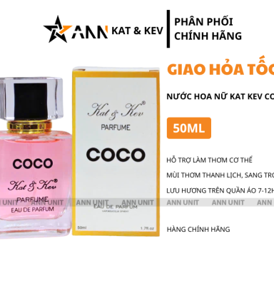 Nước Hoa Nữ Kat Kev Parfume Coco 50ml - Hương Thơm Thanh Lịch Sang Trọng - KKCOCO50ML