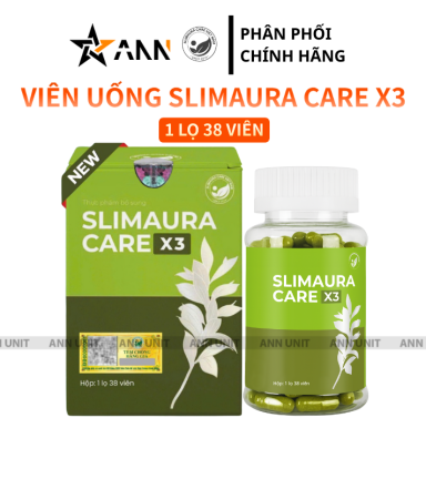 Viên Uống Giảm Cân Giữ Dáng Slimaura Care x3 1 Lọ 38 Viên - VUSLIMAURACARE