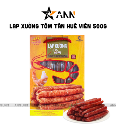 Lạp Xưởng Tôm Tân Huê Viên 500g Thơm Ngon - LXTTHV500G