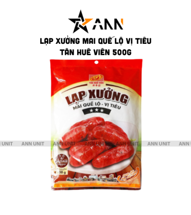 Lạp Xưởng Mai Quế Lộ Vị Tiêu Tân Huê Viên 500g - LXMQLVTTHV500G