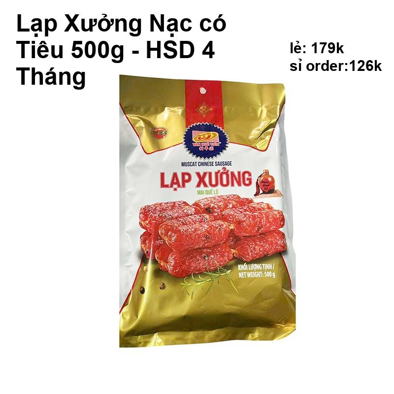 26770_30_20250917180909-1.png Lạp Xưởng Mai Quế Lộ Tân Huê Viên 500g - Lạp Xưởng Nạc Có Tiêu - LXMQLTHVKT500G