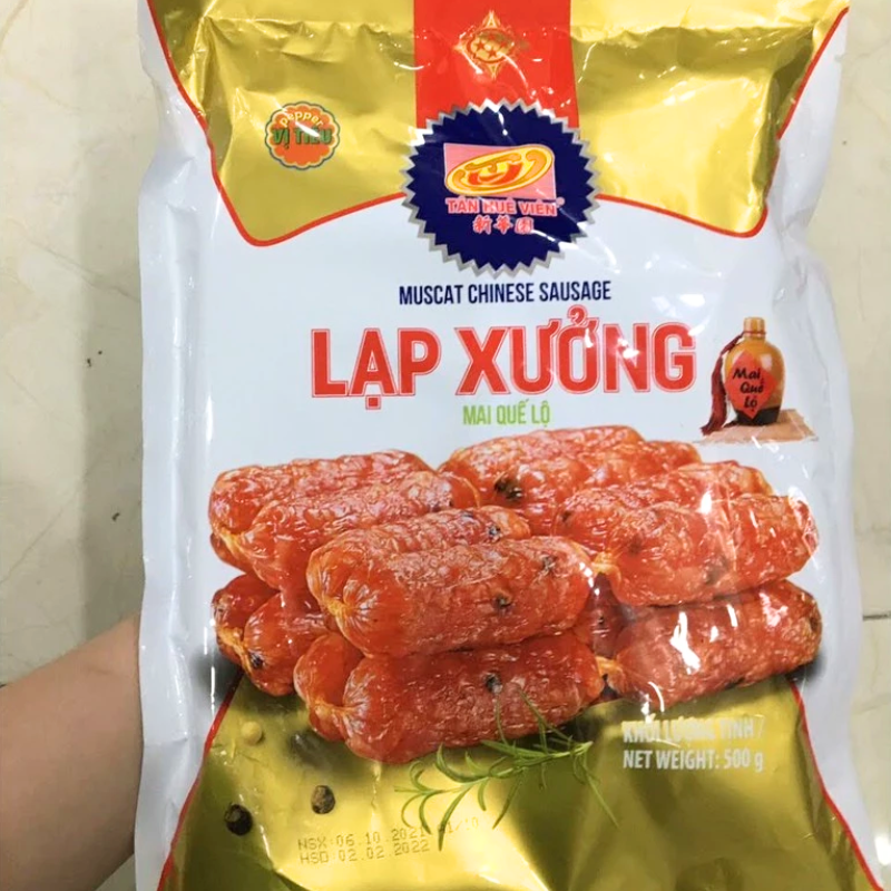 26770_33_20250917180910-1.png Lạp Xưởng Mai Quế Lộ Tân Huê Viên 500g - Lạp Xưởng Nạc Có Tiêu - LXMQLTHVKT500G